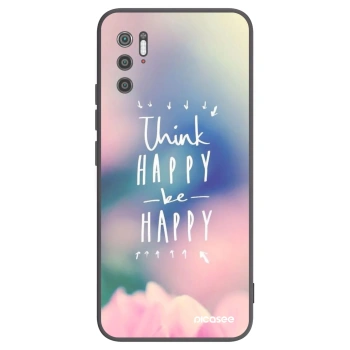 Picasee silikonový černý obal pro Xiaomi Poco M3 Pro 5G - Mysli pozitivně!