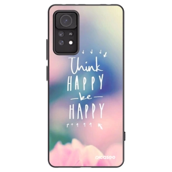 Picasee silikonový černý obal pro Xiaomi Redmi Note 11 Pro - Mysli pozitivně!