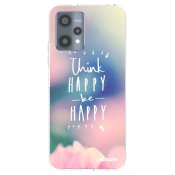 Picasee silikonový průhledný obal pro Realme 9 Pro 5G - Mysli pozitivně!