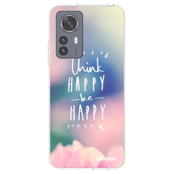 Picasee silikonový průhledný obal pro Xiaomi 12 Pro - Mysli pozitivně!