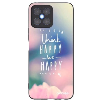Picasee silikonový černý obal pro Honor X8 4G - Mysli pozitivně!