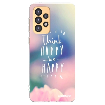 Picasee silikonový průhledný obal pro Samsung Galaxy A33 5G A336 - Mysli pozitivně!