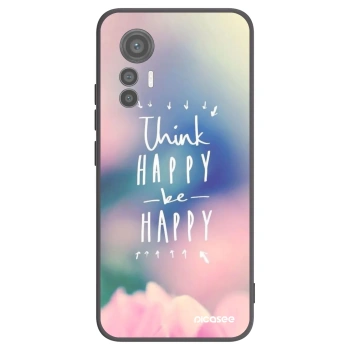 Picasee silikonový černý obal pro Xiaomi 12 Lite - Mysli pozitivně!