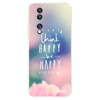 Picasee silikonový průhledný obal pro Honor 70 - Mysli pozitivně!