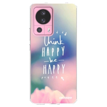 Picasee silikonový průhledný obal pro Xiaomi 13 Lite - Mysli pozitivně!