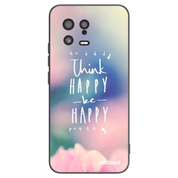 Picasee silikonový černý obal pro Xiaomi 13 - Mysli pozitivně!