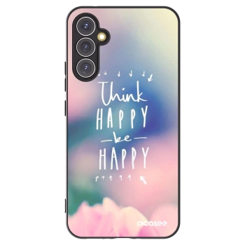 Picasee silikonový černý obal pro Samsung Galaxy A34 5G A346B - Mysli pozitivně!