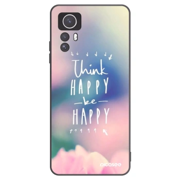 Picasee silikonový černý obal pro Xiaomi Redmi Note 12S - Mysli pozitivně!