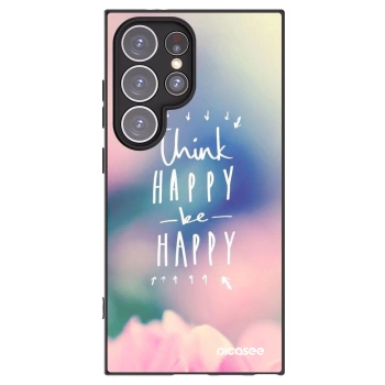Picasee silikonový černý obal pro Samsung Galaxy S24 Ultra S928B 5G - Mysli pozitivně!