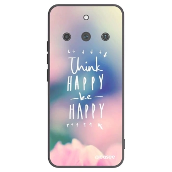 Picasee silikonový černý obal pro Realme 11 Pro+ - Mysli pozitivně!