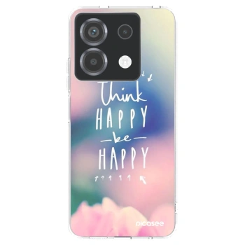 Picasee silikonový průhledný obal pro Xiaomi Poco X6 - Mysli pozitivně!