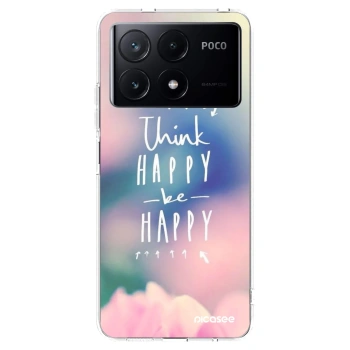 Picasee silikonový průhledný obal pro Xiaomi Poco X6 Pro - Mysli pozitivně!
