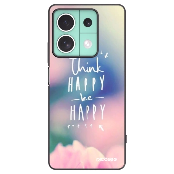 Picasee silikonový černý obal pro Xiaomi Redmi Note 13 5G - Mysli pozitivně!