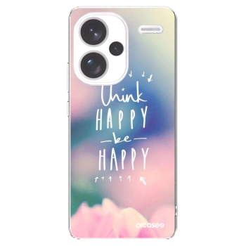 Picasee silikonový průhledný obal pro Xiaomi Redmi Note 13 Pro+ 5G - Mysli pozitivně!