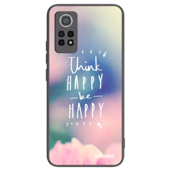 Picasee silikonový černý obal pro Xiaomi Redmi Note 12 Pro 4G - Mysli pozitivně!