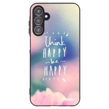 Picasee silikonový černý obal pro Samsung Galaxy A15 A155F 4G - Mysli pozitivně!