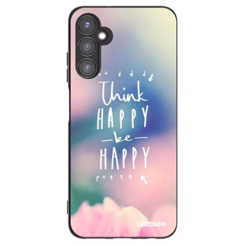 Picasee silikonový černý obal pro Samsung Galaxy A05s A057G - Mysli pozitivně!