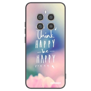Picasee silikonový černý obal pro Realme 12 Pro 5G - Mysli pozitivně!