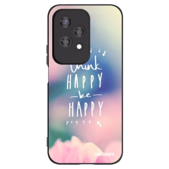 Picasee silikonový černý obal pro Honor 200 Lite - Mysli pozitivně!