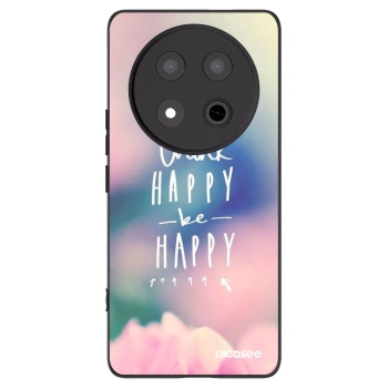 Picasee silikonový černý obal pro Honor Magic7 Lite 5G - Mysli pozitivně!