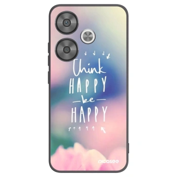 Picasee silikonový černý obal pro Xiaomi Poco F6 - Mysli pozitivně!