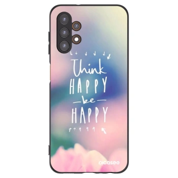 Picasee silikonový černý obal pro Samsung Galaxy A13 5G - Mysli pozitivně!