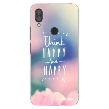 Picasee silikonový průhledný obal pro Xiaomi Redmi 7 - Mysli pozitivně!