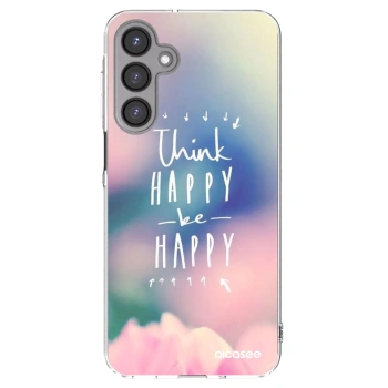 Picasee silikonový průhledný obal pro Samsung Galaxy A16 4G - Mysli pozitivně!