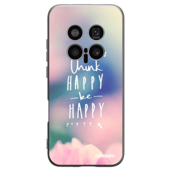 Picasee silikonový černý obal pro Honor Magic8 Pro 5G - Mysli pozitivně!