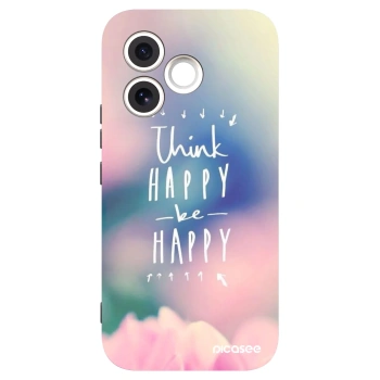 Picasee silikonový černý obal pro Honor 600 Lite - Mysli pozitivně!