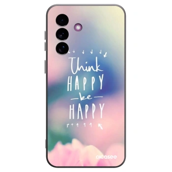 Picasee silikonový černý obal pro Samsung Galaxy A37 - Mysli pozitivně!