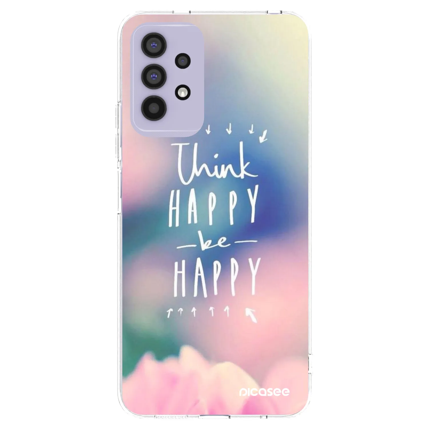 Picasee silikonový průhledný obal pro Samsung Galaxy A32 4G SM-A325F - Mysli pozitivně!