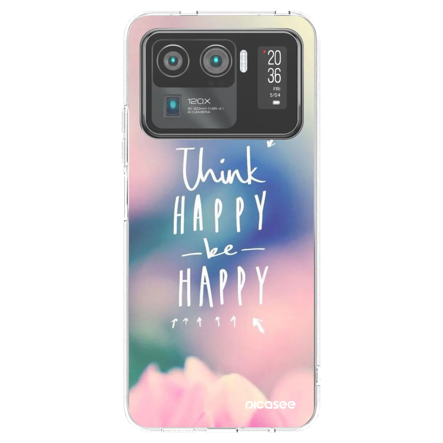 Picasee silikonový průhledný obal pro Xiaomi Mi 11 Ultra - Mysli pozitivně!