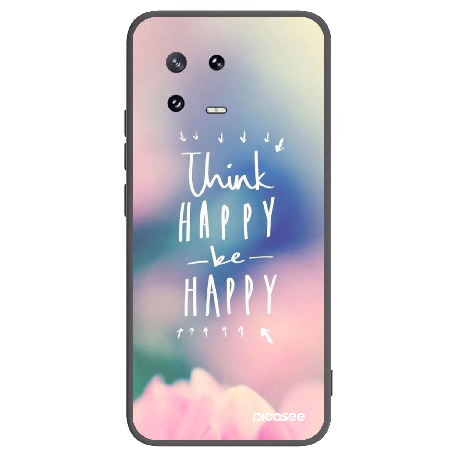 Picasee silikonový černý obal pro Xiaomi 13 Pro - Mysli pozitivně!