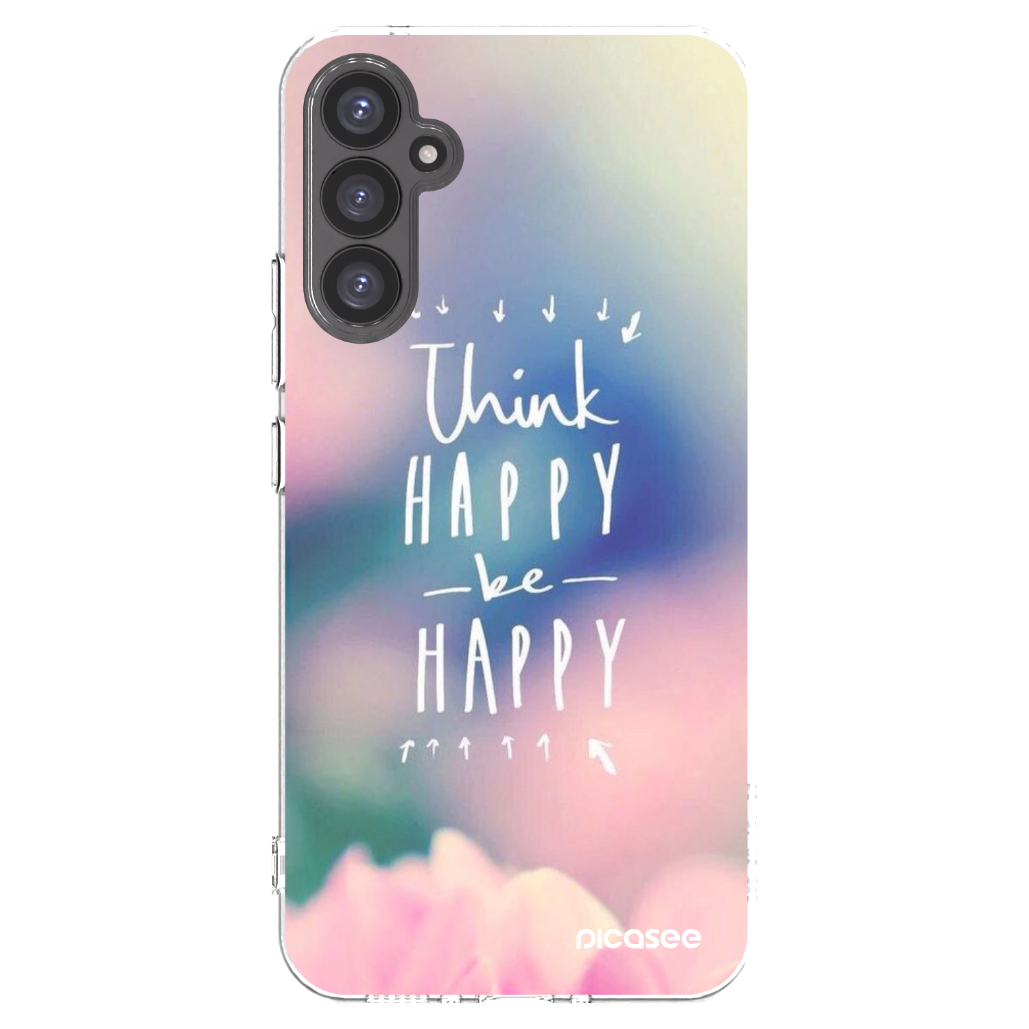 Picasee silikonový průhledný obal pro Samsung Galaxy A34 5G A346B - Mysli pozitivně!
