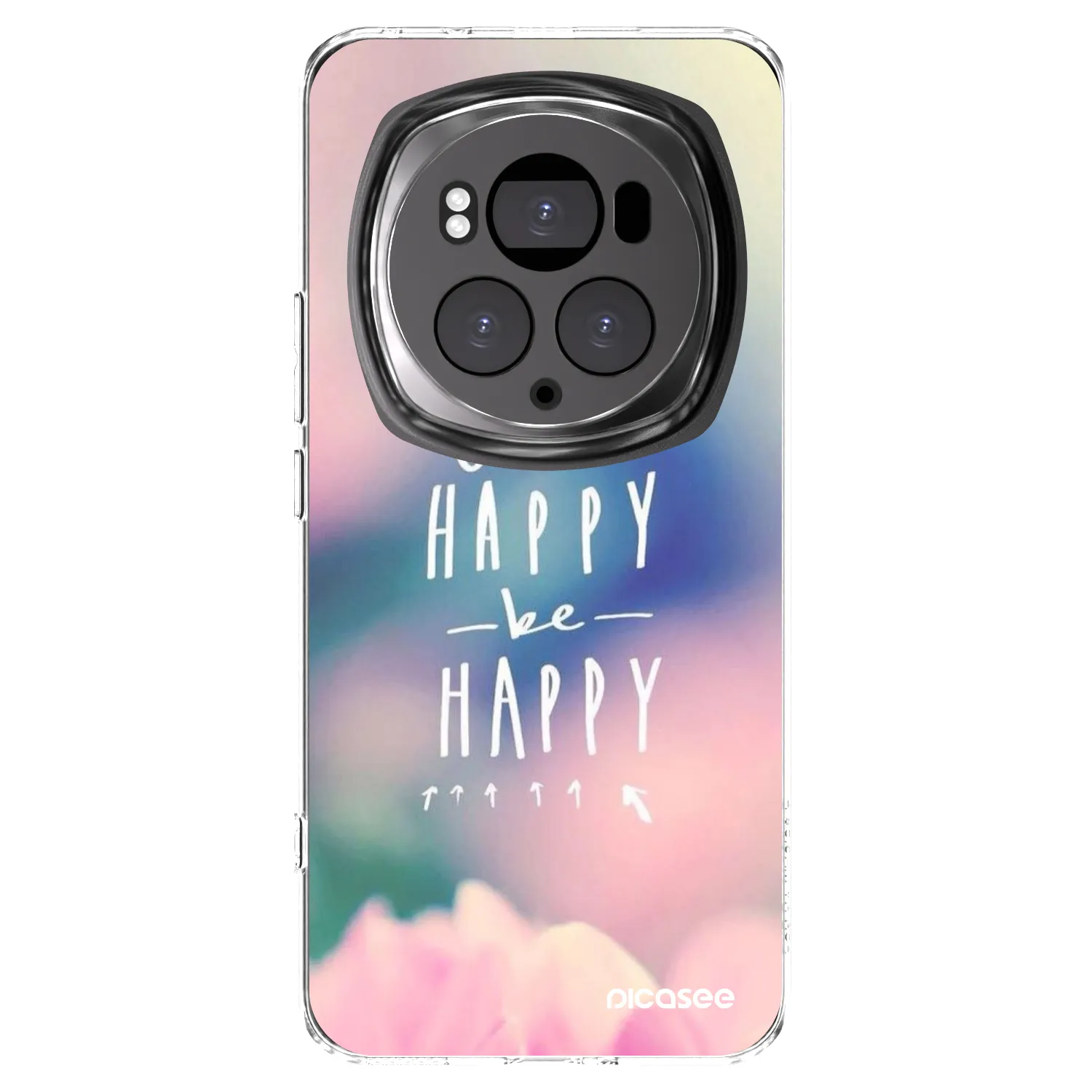 Picasee silikonový průhledný obal pro Honor Magic6 Pro - Mysli pozitivně!
