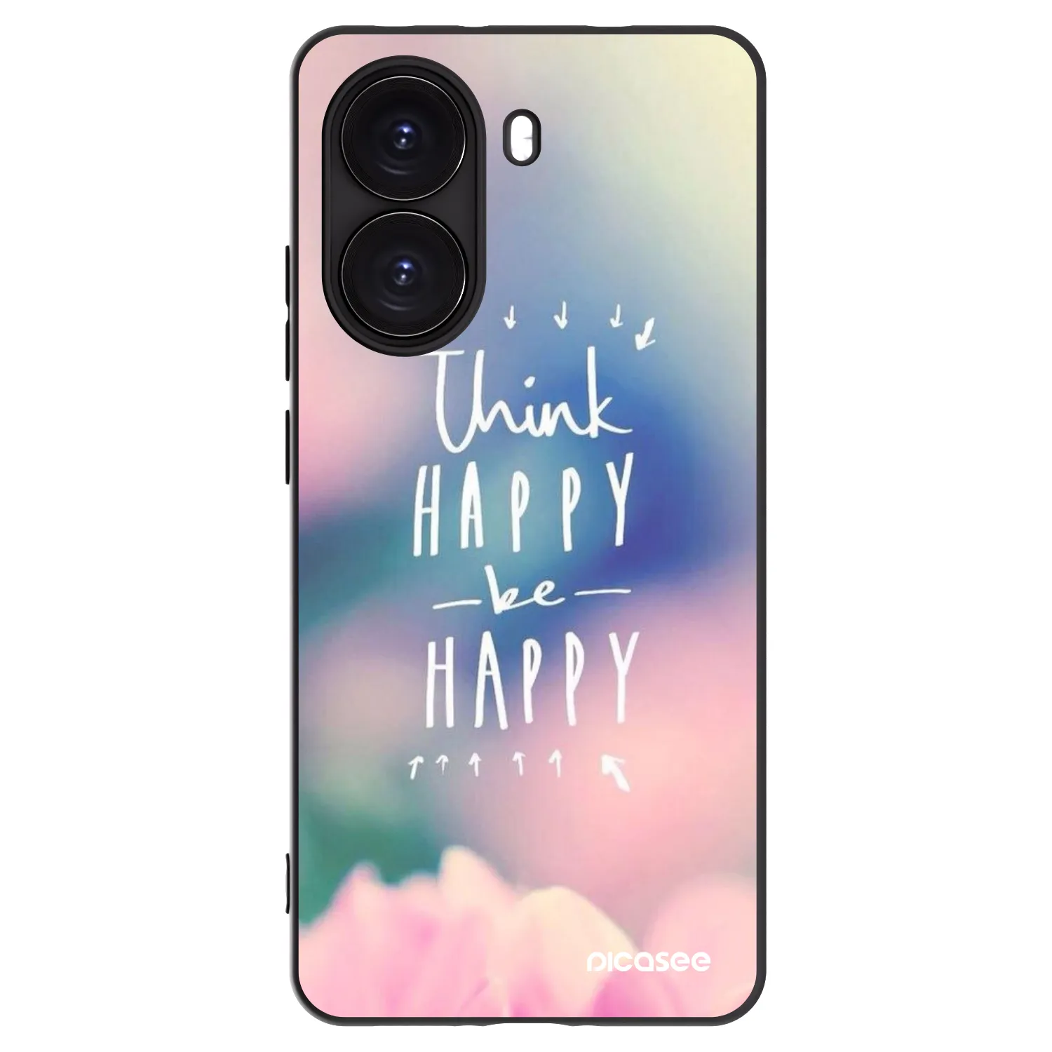 Picasee silikonový černý obal pro Xiaomi Poco X7 Pro 5G - Mysli pozitivně!