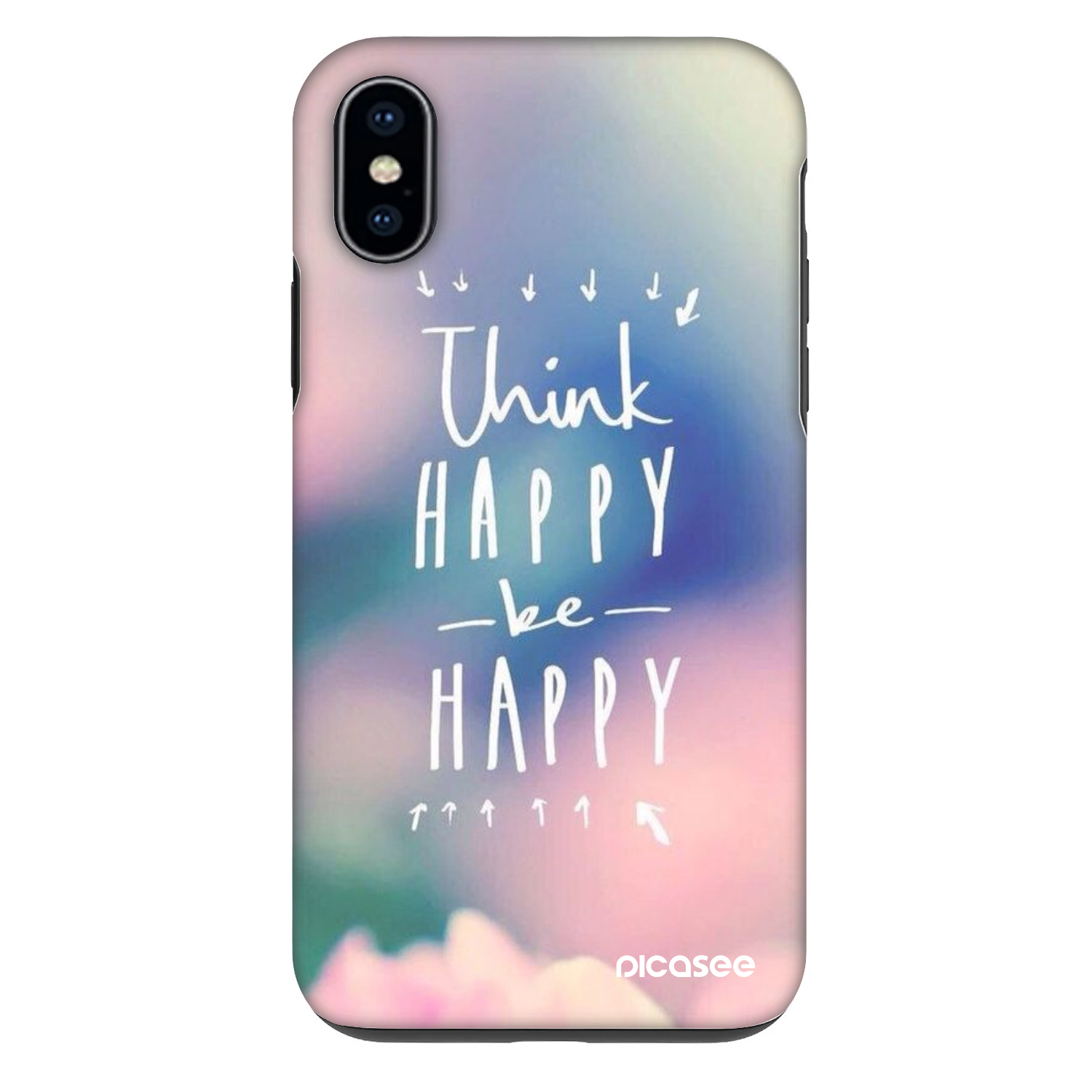 Picasee Fashion Case pro Apple iPhone X/XS - Mysli pozitivně!