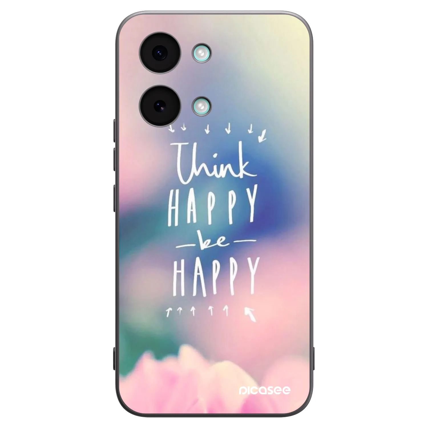 Picasee silikonový černý obal pro Xiaomi Poco X8 Pro Max - Mysli pozitivně!