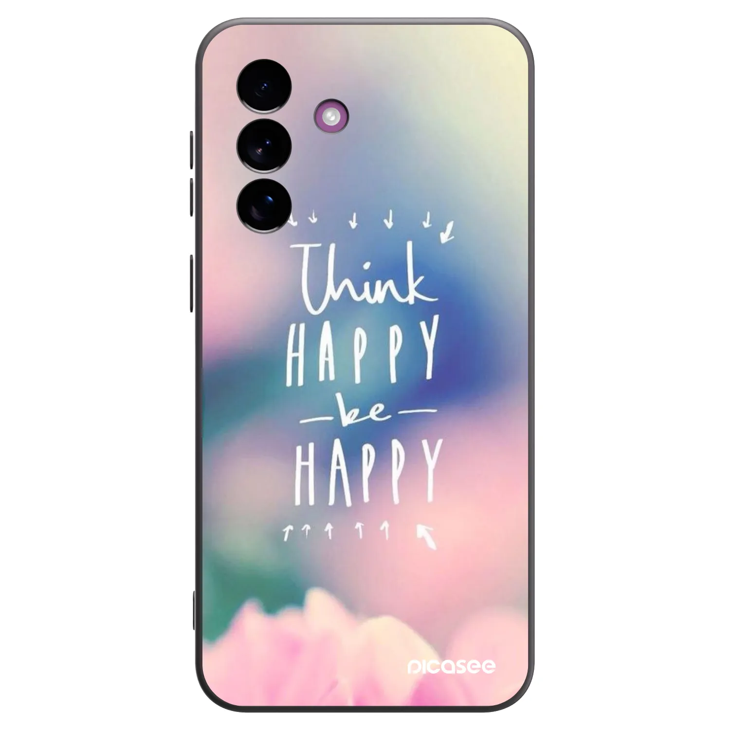 Picasee silikonový černý obal pro Samsung Galaxy A37 - Mysli pozitivně!