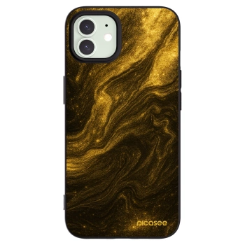 Picasee silikonový černý obal pro Apple iPhone 12 Pro - Černá