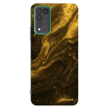 Picasee silikonový průhledný obal pro Honor 10X Lite - Černá