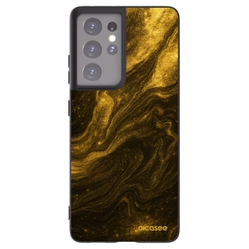 Picasee silikonový černý obal pro Samsung Galaxy S21 Ultra 5G G998B - Černá