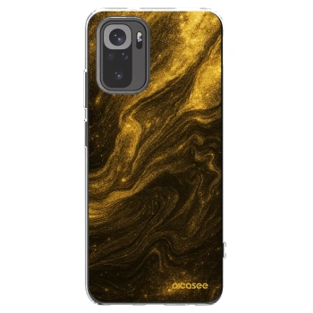 Picasee silikonový průhledný obal pro Xiaomi Redmi Note 10 - Černá