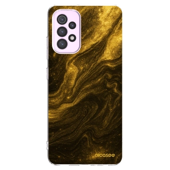 Picasee silikonový průhledný obal pro Samsung Galaxy A32 5G A326B - Černá