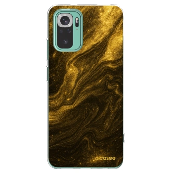 Picasee silikonový průhledný obal pro Xiaomi Redmi Note 10 Pro - Černá