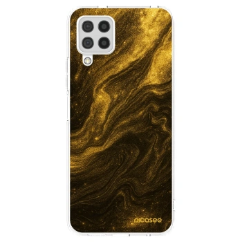 Picasee silikonový průhledný obal pro Samsung Galaxy A22 A225F 4G - Černá
