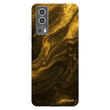 Picasee silikonový průhledný obal pro Vivo Y72 5G - Černá