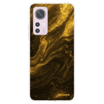 Picasee silikonový průhledný obal pro Xiaomi 12 - Černá
