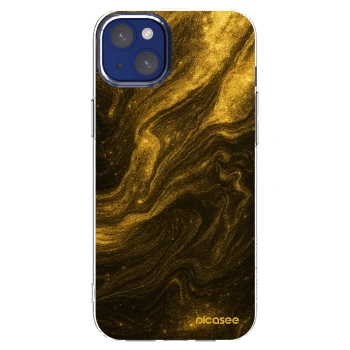 Picasee silikonový průhledný obal pro Apple iPhone 14 Plus - Černá